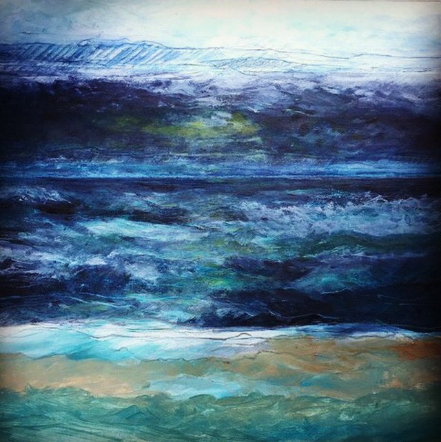 RuthMcDonald1's tweet photo. Rain rain rain dark skies and thunder to come - just like my mixed media painting of the coast in Kent
#raining #loveart #windy #ArtisticExpression #kent #CloudySky #SundayThoughts #seascape #paintingprogress #sundayvibes #mixedmedia #walkingoutside #Sunday #SundayBest #artist https://t.co/IUQNcrfzGb
