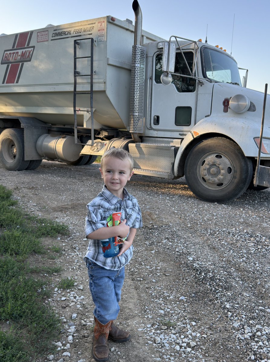 He works weekends and  holidays, too! 🤠 #grandkids #4thofJuly