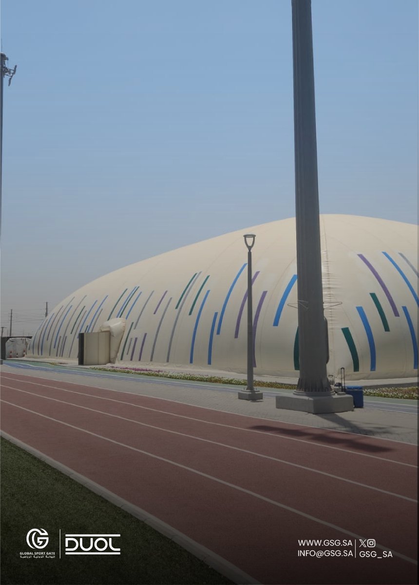 نفخر في البوابة الدولية الرياضية بإنجاز مشروع قبة هوائية لرياضة البادل  لأرامكو السعودية في مدينة الظهران،  خلال 3 أشهر فقط.
تم التنفيذ بالتعاون مع DUOL، وبما يتماشى مع "صُنع في السعودية" ورؤية 2030. شكرًا لأرامكو على الثقة، ومستمرون في دعم البنية التحتية الرياضية في المملكة 🇸🇦🤝