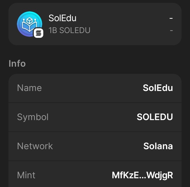 soledu_official's tweet image. Don&apos;t write any other comments on this post. kindly 
✅Retweet and  ✅Reply with your solana address  ( total Airdrop 150,000,000 SOLEDU #airdropphase2