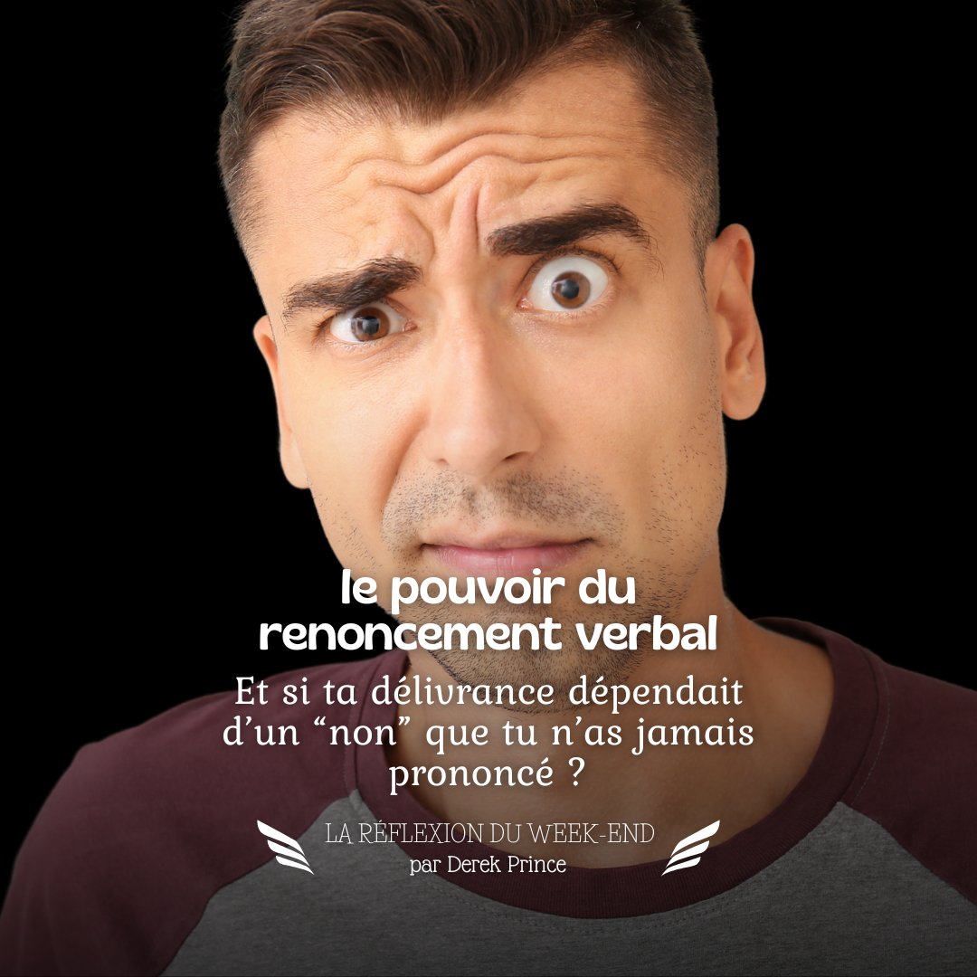 DerekPrinceFR's tweet image. ‼️Beaucoup de #croyants pensent intérieurement qu’une chose est mauvaise ou néfaste mais ils n’ont jamais exprimé leur refus devant #Dieu. Or selon la #Bible, la parole a une puissance spirituelle réelle : « La mort et la vie sont au pouvoir de la langue. » (Proverbes 18:21)