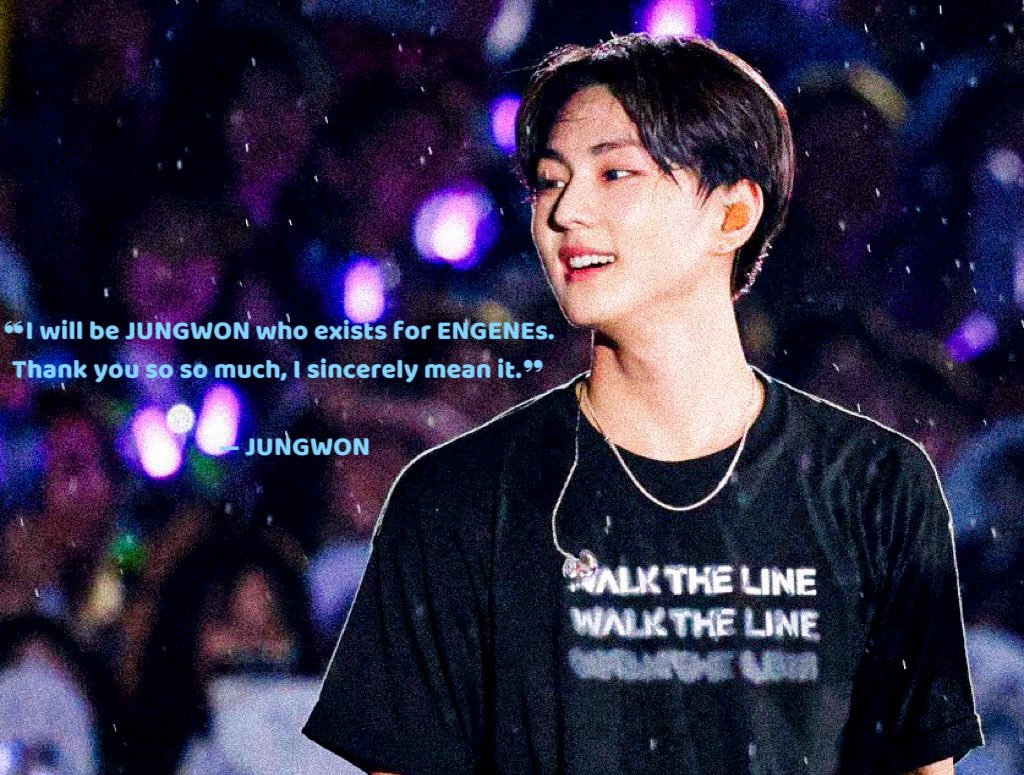 jungwonfeeds's tweet photo. ❝I will be JUNGWON who exists for ENGENEs.
Thank you so so much, I sincerely mean it.❞ 

                                     — JUNGWON https://t.co/eFP107tYwY