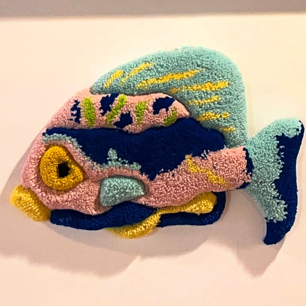 JohannaHellste2's tweet image. Uusi kuvakudos seinällä. #taide