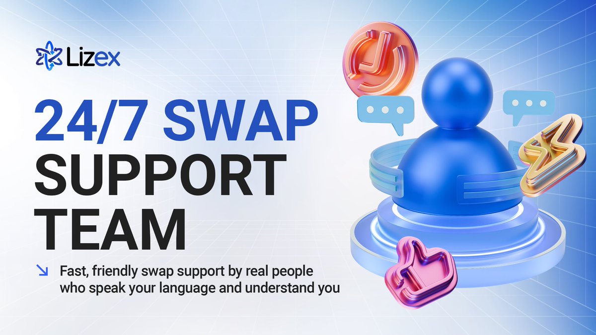 Crypto doesn’t sleep — and neither do we.
Our 24/7 swap support team is made of real people who actually talk like humans — no bots, no scripts.

Having trouble with a swap? Got a question at 4AM? We’re here — fast, friendly, and ready to help.

Because smooth swaps deserve real