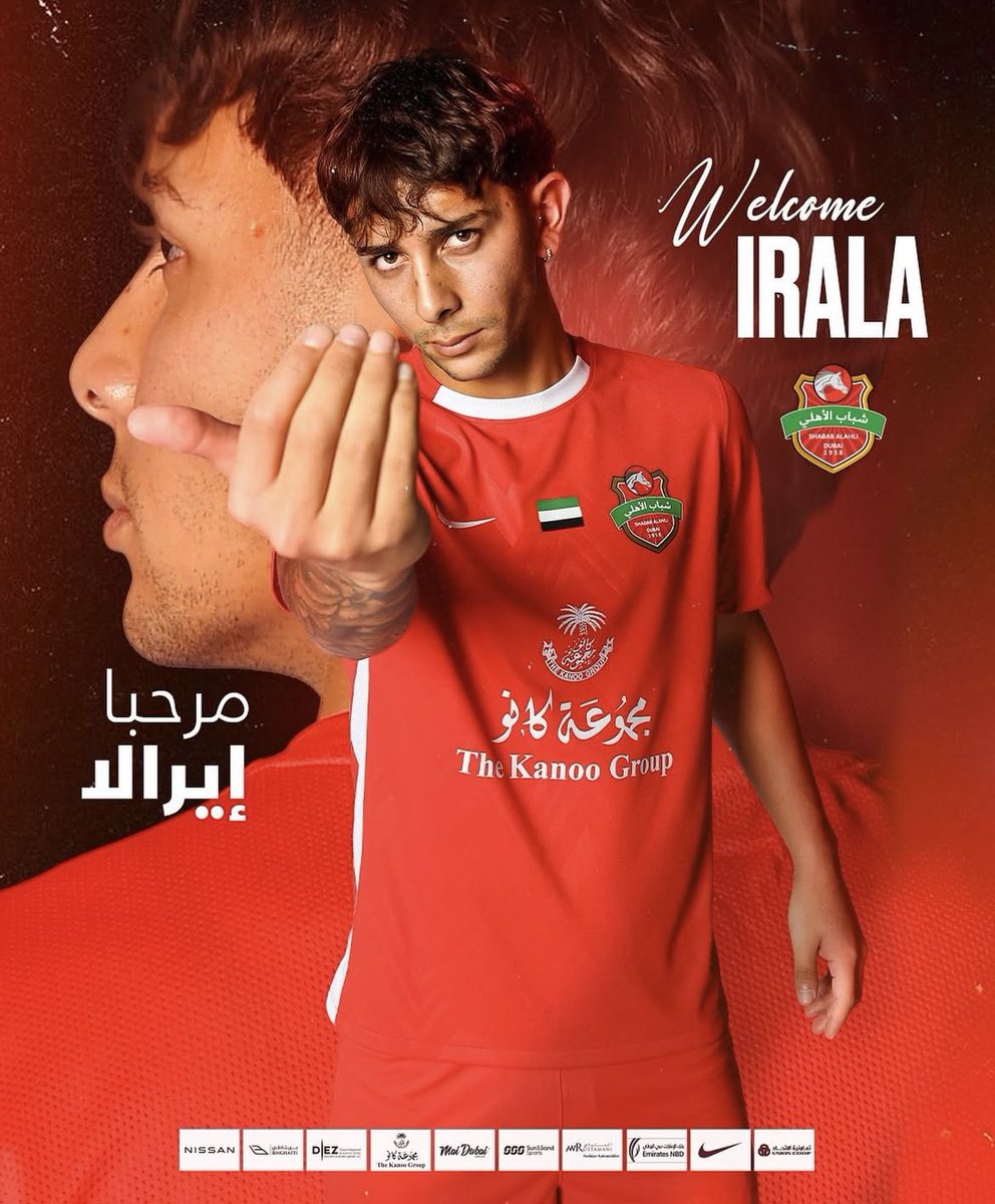 ppciclon's tweet photo. Ex #SanLorenzo | Elian Irala fue presentado en #ShababAlAhli de Dubai. https://t.co/hPX1qttNhi