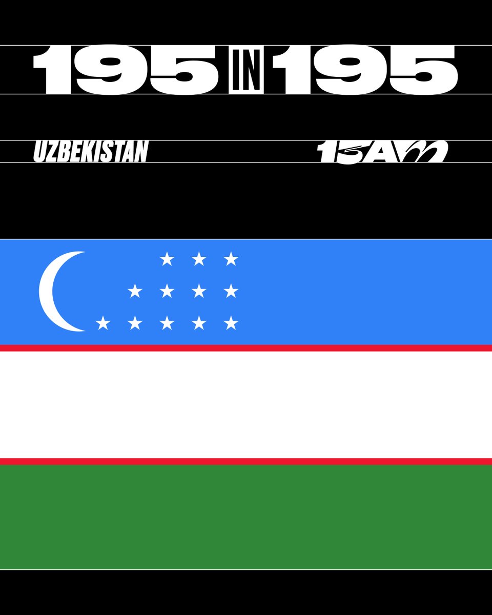 13amStudio's tweet image. Uzbekistan Joins 195 in 195! 🇺🇿
Another country represented. Another powerful voice added to our global creative movement. Uzbekistan officially joins Project 195 thanks to @lendsasha
That’s now 84 nationalities in our pioneering mission to represent creatives from every…