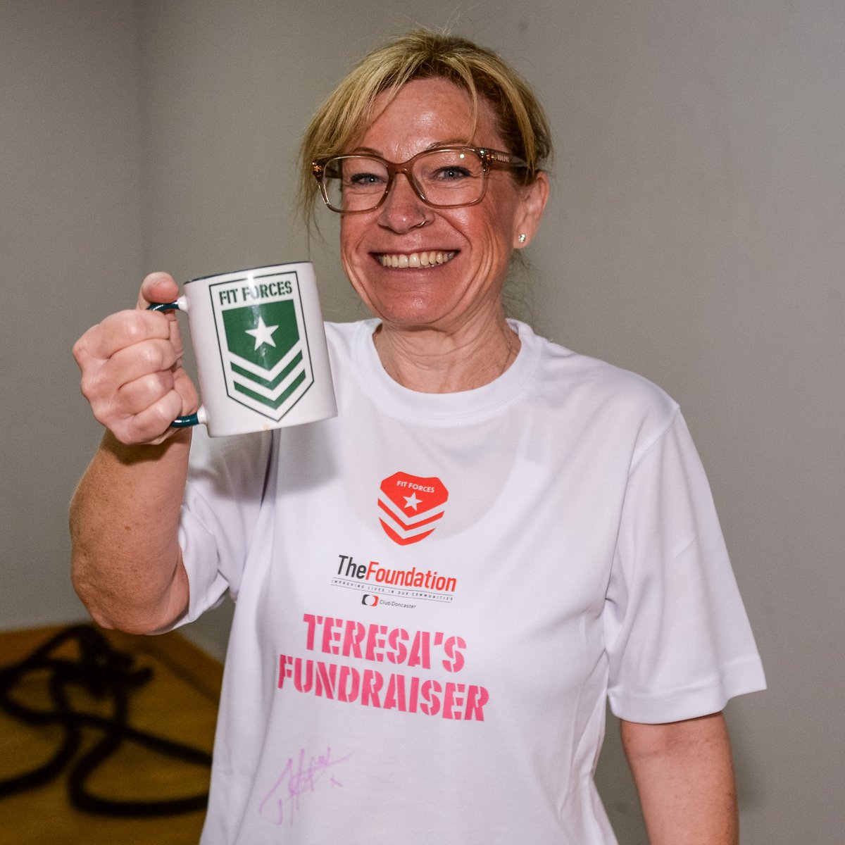 24 hour rowing challenge. Completed it ✅

The most incredible achievement &amp; the most incredible event with a whopping 820km covered. All for raising money for our Fit Forces programme. 

1 challenge down. 3 to go! 

Please support Teresa this month by donating here to help raise