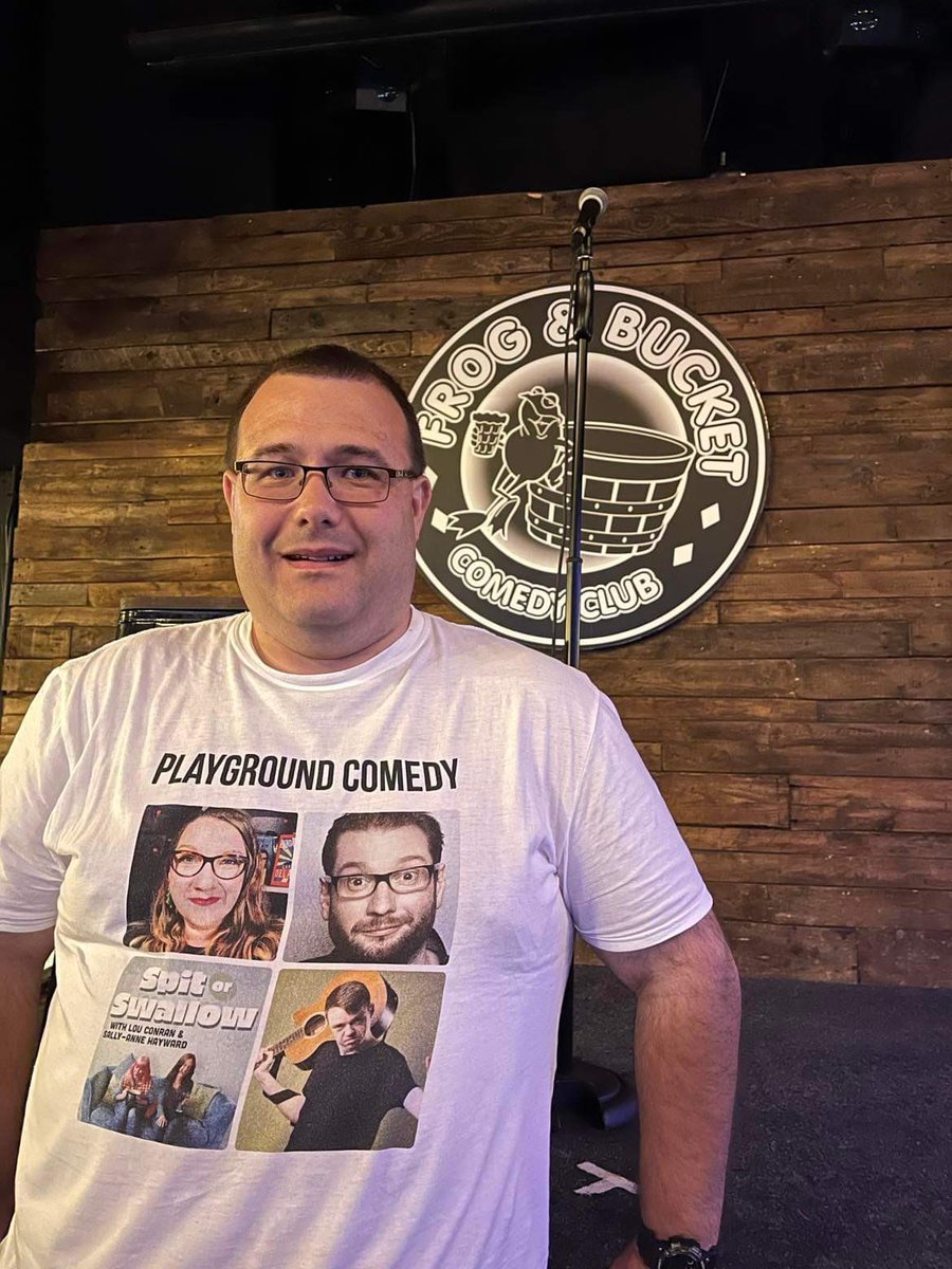 Off to <a href="/MilnrowCC/">Milnrow Cricket Club</a> today with comedy chum <a href="/VickyHog/">Vicky Hogarth</a> to see the brilliant <a href="/GaryDelaney/">Gary Delaney is writing the next tour</a>, <a href="/LouConran/">Lou Conran</a> and <a href="/EddyBrimson/">Eddy Brimson</a> in action.. looking forward to a great evening of laughter!  Might even give the T-Shirt a runout !