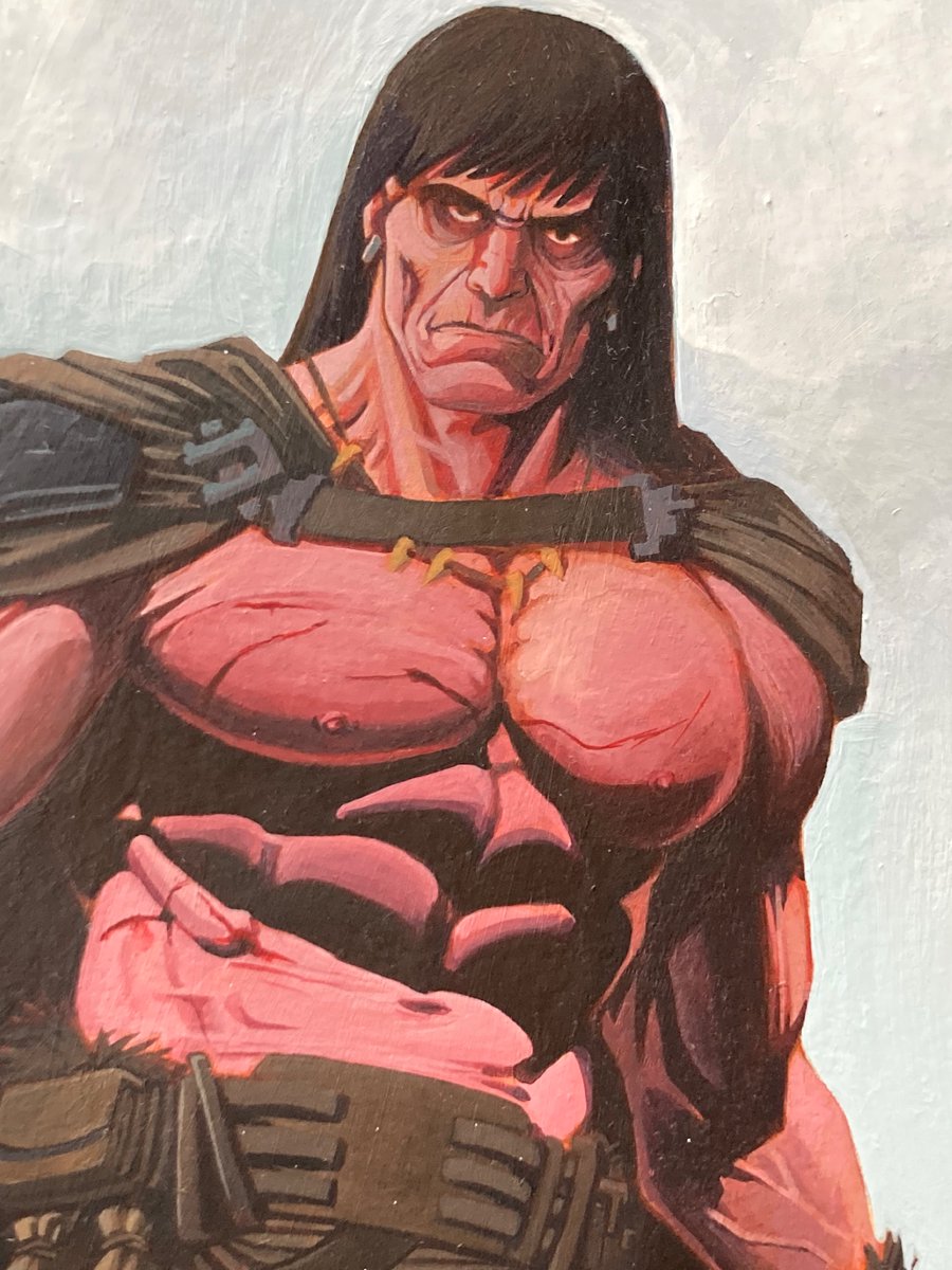 Conan acrylic painting last day on eBay