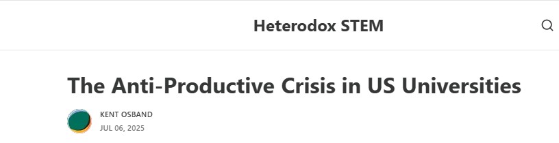 Damn, brilliant article over at Heterodox Stem. Here I just 🧵select quotes. Link in next tweet.
"US universities are caught in a maelstrom not seen since the 1960s. From a Marcusian perspective, an enlightened, freedom-loving vanguard is confronting