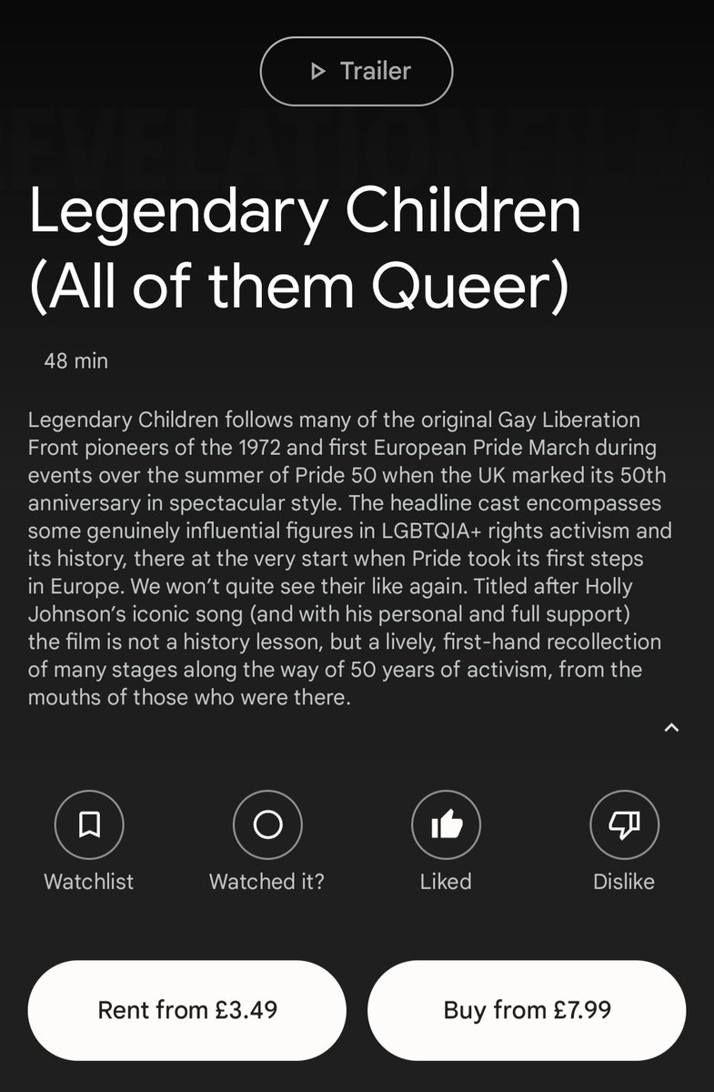 LGBTHM's tweet image. Thank you to Rob Falconer the, director/producer Legendary Children [All of them Queer], who&apos;s tireless work has preserved our UK LGBTQ+ History for generations to come.

Film streaming now on Apple TV, Google Play, Amazon Prime.

#educateOUTprejudice 
#LGBTplusHM 
#usualise