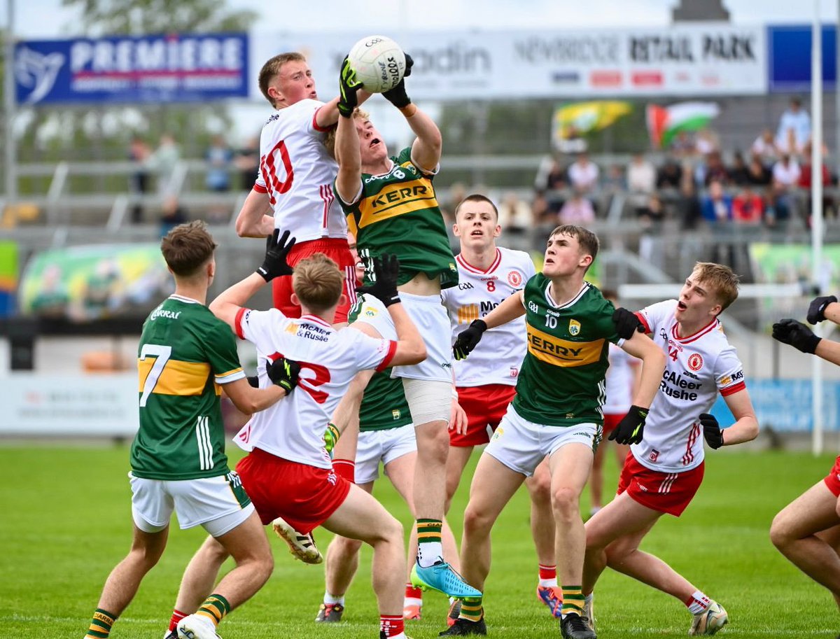 Half time: Tyrone trail by 1-7 to 0-8. Photo by Michael Cullen