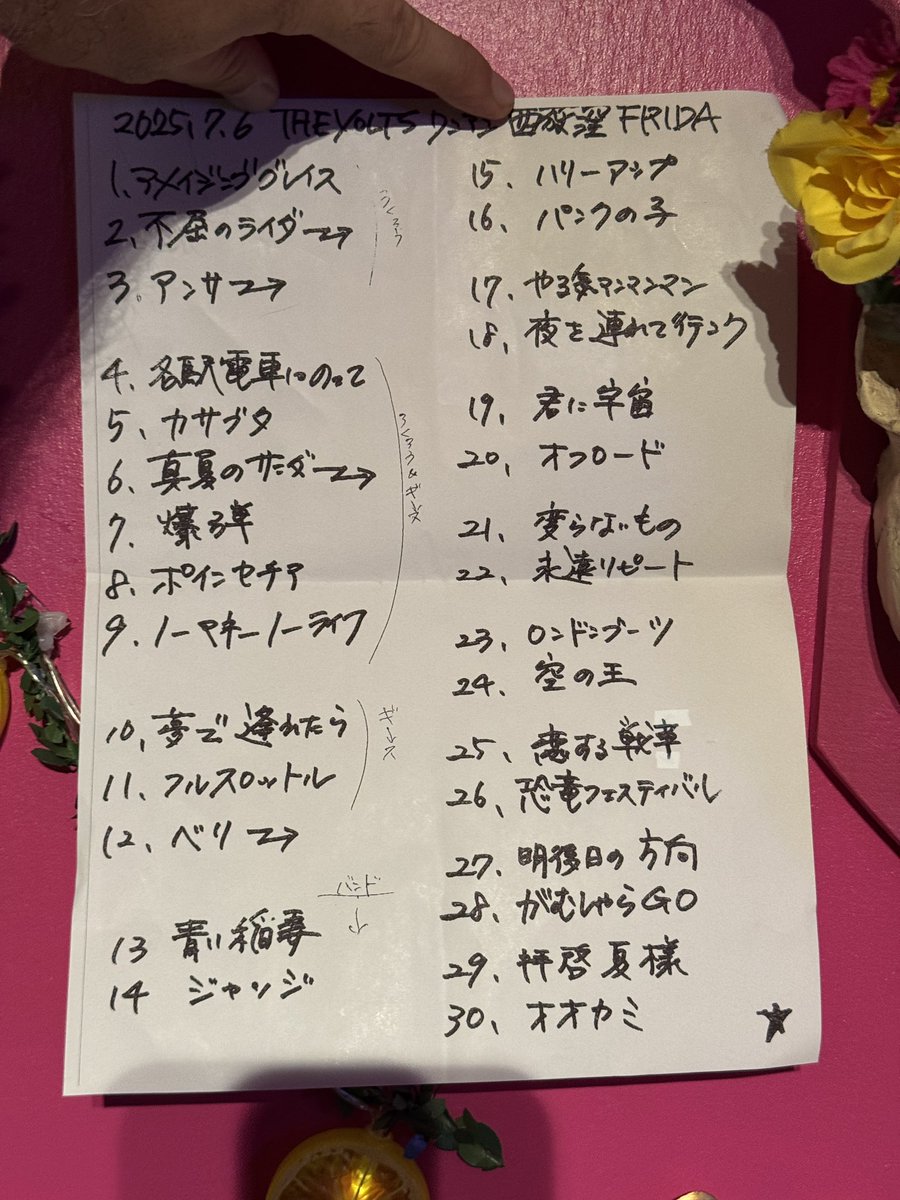 ツイキャス配信ライブご視聴いただきありがとうございました。

なお、ライブ中に発表しましたが充電、およびレコーディングなど制作期間に入るため、しばらくライブ活動はお休みいたします⚡️

※途中、音声トラブルありまして申し訳ございませんでした🙇‍♂️