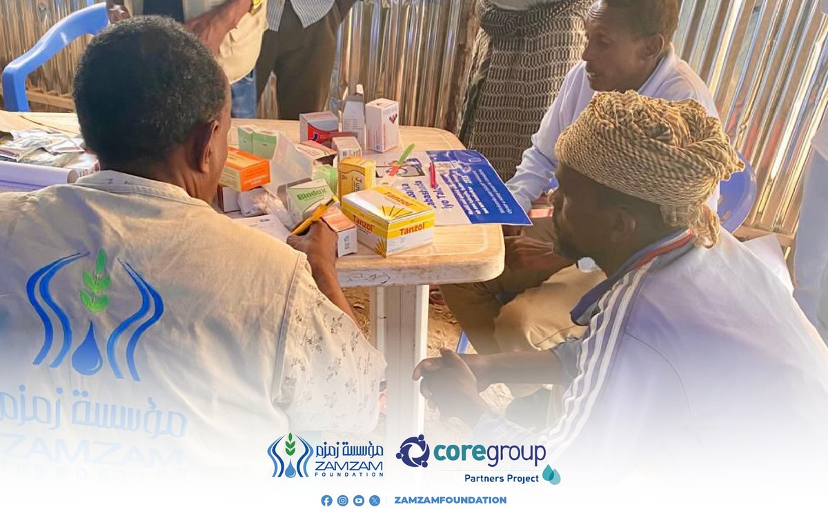 Zamzam Foundation (@zamzamsom) on Twitter photo Zamzam Foundation opened a new PHU in Towfiq, Jamame District—bringing vital health services to remote communities through the FARID project with <a href="/CoreGroupDC/">CORE Group</a> & support from <a href="/gatesfoundation/">Gates Foundation</a> .
#Somalia #ZZF #LeaveNoOneBehind #PrimaryHealth Zamzam Foundation opened a new PHU in Towfiq, Jamame District—bringing vital health services to remote communities through the FARID project with <a href="/CoreGroupDC/">CORE Group</a> & support from <a href="/gatesfoundation/">Gates Foundation</a> .
#Somalia #ZZF #LeaveNoOneBehind #PrimaryHealth