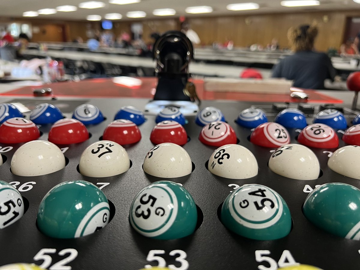Week of July 7, 2025 - #bingo at <a href="/BranchvilleFire/">Branchville VFC 11</a> in <a href="/CollegePark_MD/">City of College Park</a> 
Jackpot Ball pull tab starts Monday:
Day - 1000
Eve - 600

Monday 
Day FB - 100
L7- 425
Eve FB - 160

Wednesday 
Day FB - 225
L7 - 75
Evening FB - 890

Thursday 
Day FB - 1000
L7 - 125
Evening FB - 1000