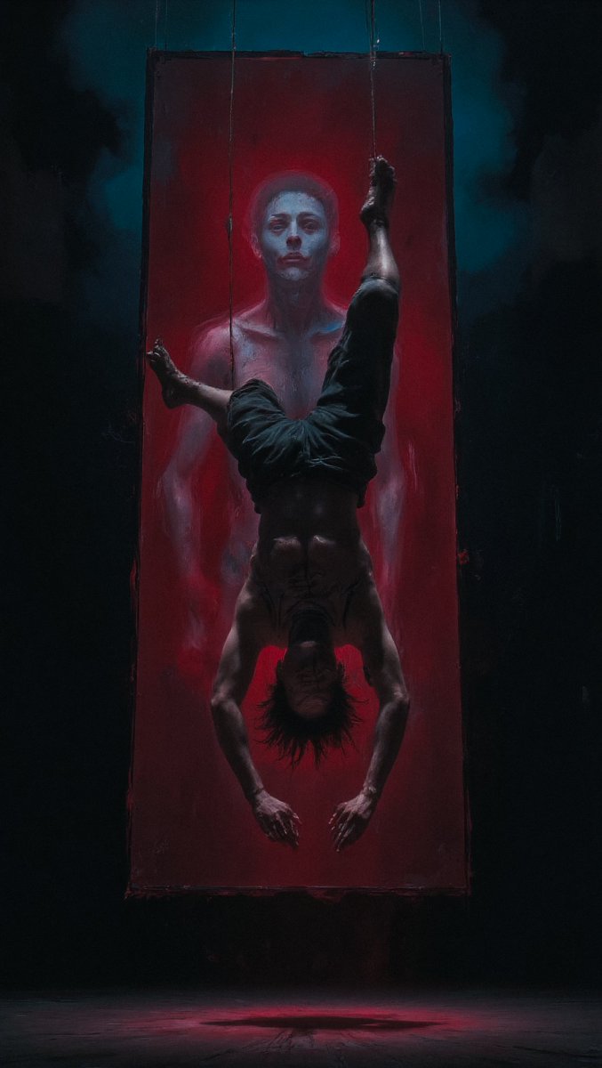 banhthesanh's tweet photo. THE BLOOD MIRROR 
The truth doesn’t reflect our face — it reveals the inverted self we dare not confront.
#BloodMirror #DarkSurrealism #FineArtPhotography #AIArt #InvertedReality #SymbolicArt #DreamlikeImagery #VisualPoetry https://t.co/4Cga4LwMvJ