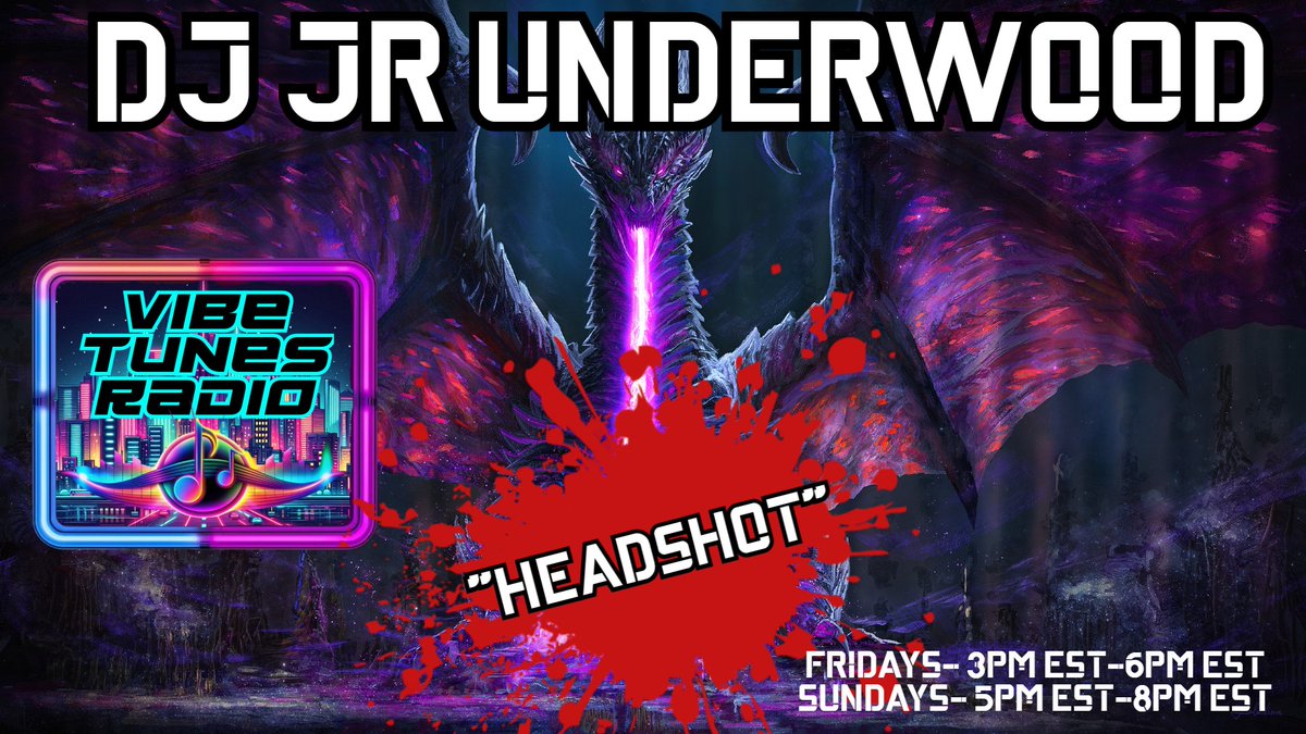 Vibe Tunes Radio (@vibetunesradio) on Twitter photo TODAY on VIBE TUNES RADIO
2PM <a href="/richembury/">Rich Embury</a> "RETROGRADE"
5PM JR UNDERWOOD "HEADSHOT"
VIBETUNESRADIO.COM TODAY on VIBE TUNES RADIO
2PM <a href="/richembury/">Rich Embury</a> "RETROGRADE"
5PM JR UNDERWOOD "HEADSHOT"
VIBETUNESRADIO.COM