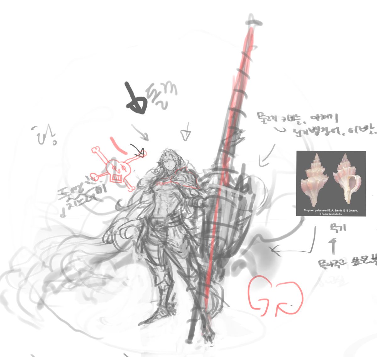 Kcreed11's tweet image. 강의중 2차 러프 시연 한 것이 였던 것