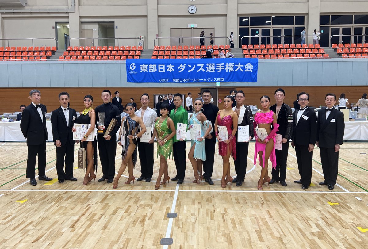 EJBDFinfo's tweet image. 東部日本ダンス選手権
プロラテン 結果
優勝 鈴木佑哉 原田彩華
2位 松岡孝宣 三橋櫻
3位 髙野大樹 加藤奈々
4位 中島光一 奥山智美
5位 服部一眞 牧野果礼
6位 中村公紀 大塩香澄
#EJBDF
#東部日本ダンス選手権
#小瀬スポーツ公園