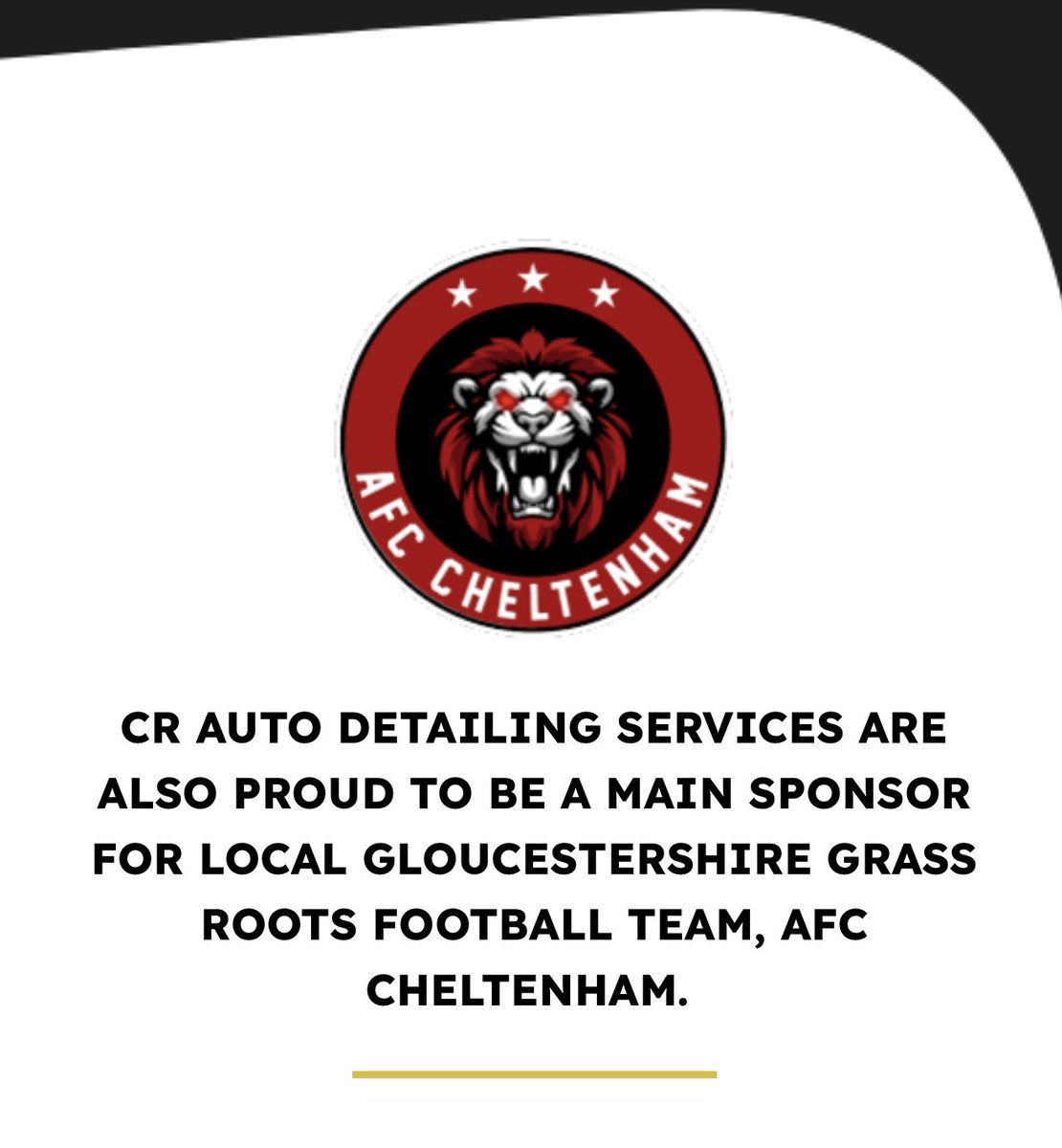 AFC Cheltenham x C&amp;R Auto Detailing Services 🦾