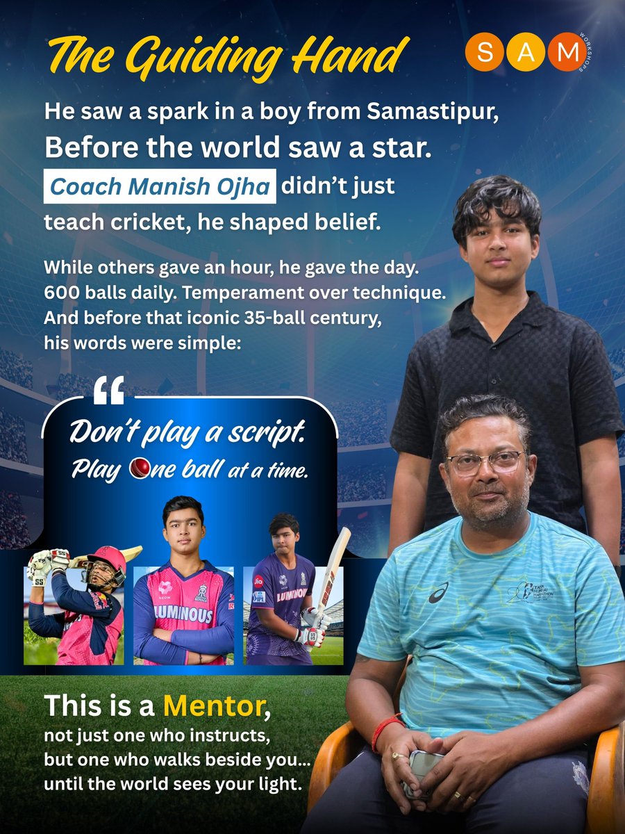 SAMWorkshops's tweet image. They don’t seek the spotlight.
They wake up with you, push you through the tough days, remind you to breathe when it matters most.
Their words are simple, but their presence shapes destinies.

🙏🏽 Coaches shapes skills.
But a Perfect Master shapes your very being.

#SAMworkshops