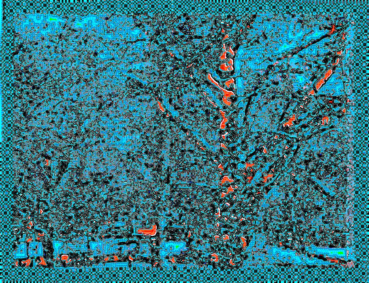 GM, from the permanent collection. 🫶

“-71.408,41.826” (Coordinates Token ID: 132) by <a href="/travess/">Travess Smalley</a>.