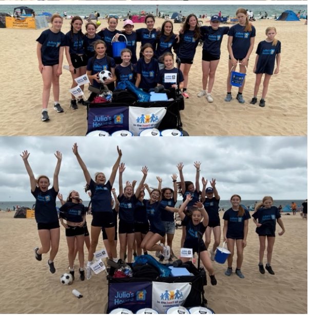 Our U12 Panthers shine in their 11-mile fundraising walk for Julia’s House!

What an incredible achievement by our U12 Panthers! This inspiring group of girls, renowned for their fantastic team spirit, completed an epic 11-mile seafront walk on 22nd June in support of Julia’s