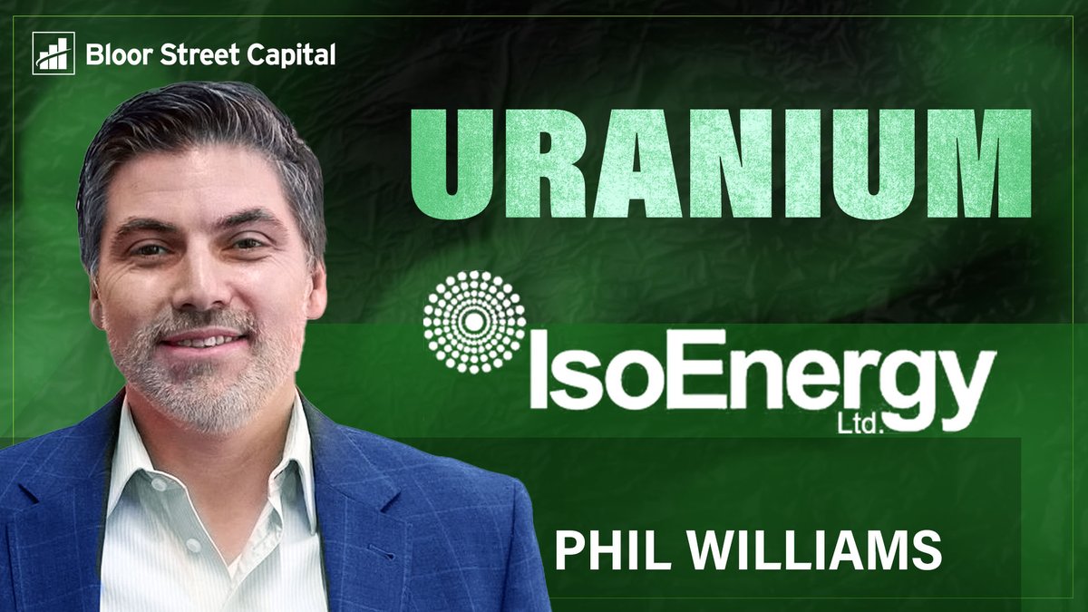 BloorStreetCap's tweet image. Phil Williams and @JamesConnor1999 discuss how the @IsoEnergyLtd team will grow the Hurricane Deposit beyond 48.6 Mlbs and upcoming catalysts for the company. Replay bit.ly/4laeXNx