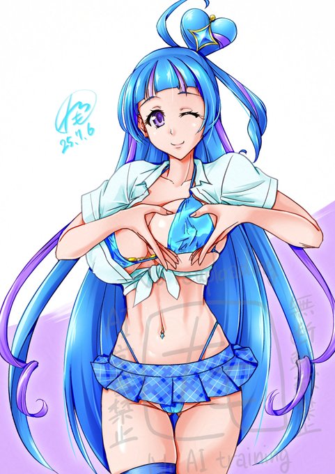 ウインクおたおめアメスク!
アメスクはビキニよりも露出が減る分健全であるとの研究結果も出されており 