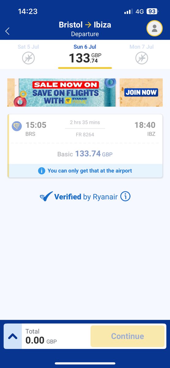 What’s the point in advertising a flight that you can’t actually book at the airport <a href="/Ryanair/">Ryanair</a> ? Even showed the girl and all she could say was “we can’t do that here”?