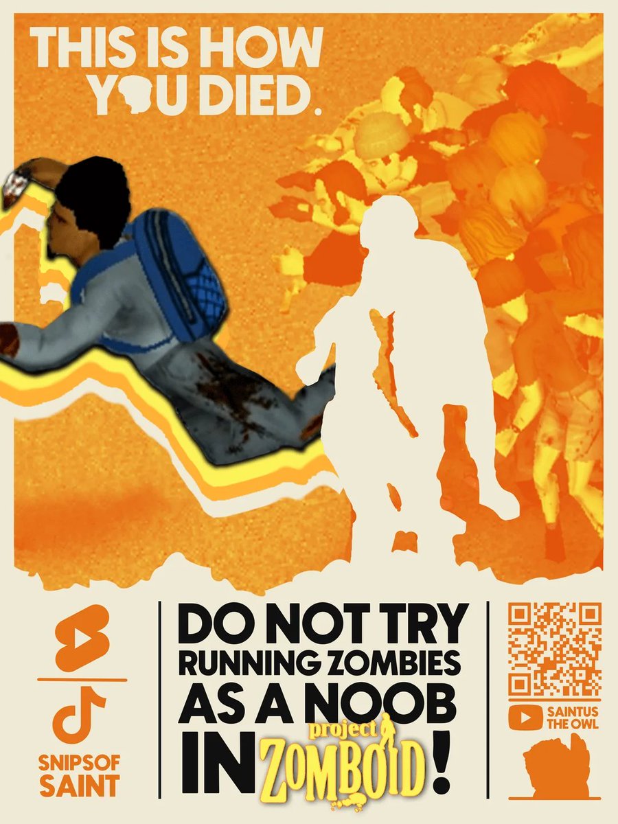Artists, show me your most popular piece 🦉

It's a poster I made for one of my YouTube videos about 2 years ago! #ProjectZomboid