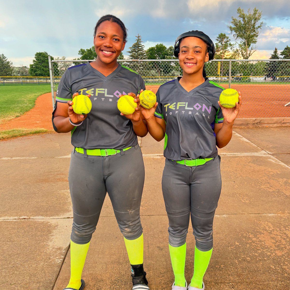 Congratulations to KaLeah J and Milan C on hitting two home runs EACH in bracket play yesterday! Way to show up when it counts!! Great job! #BombSquad