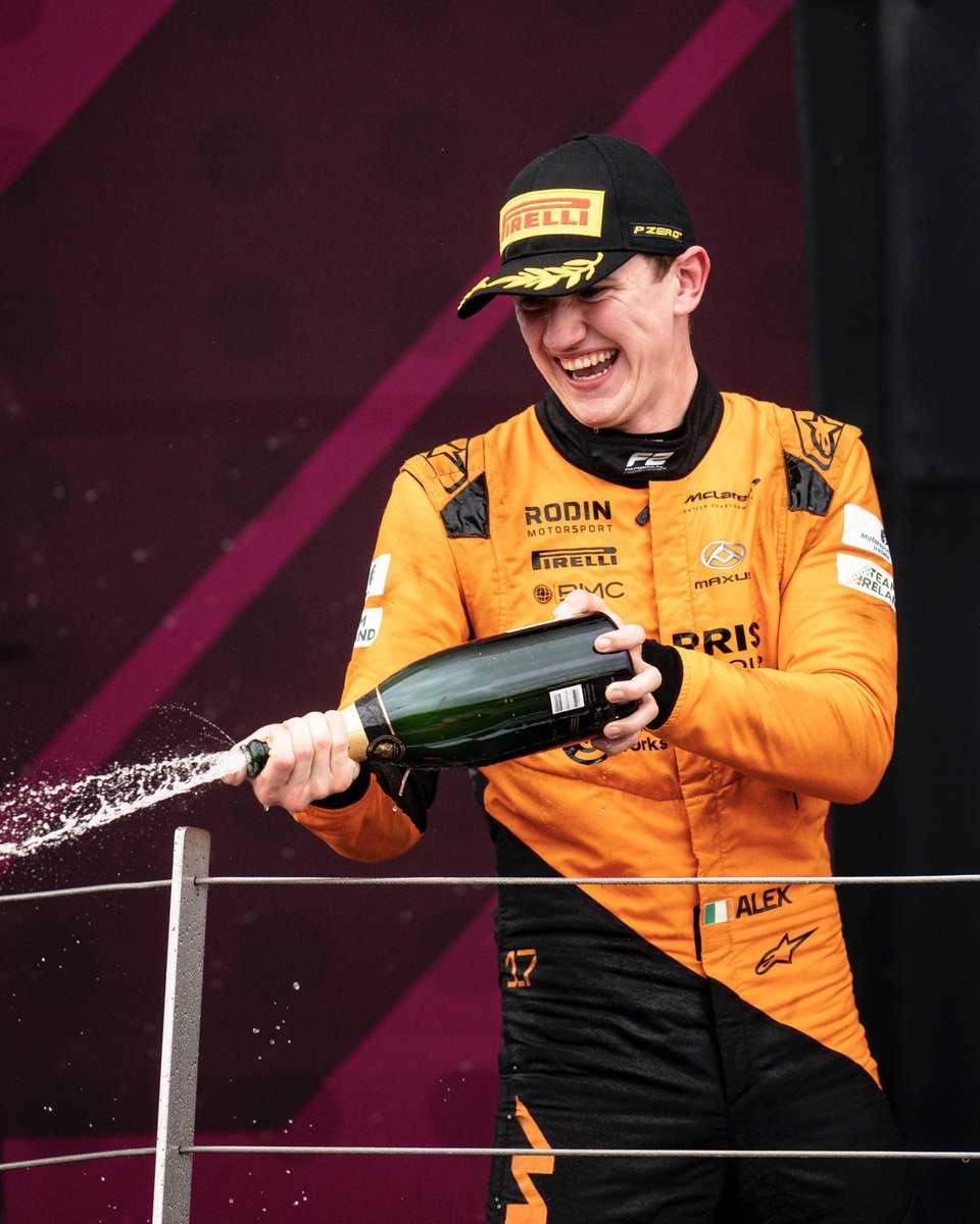 RodinMotorsport's tweet image. From racing in the rain to the podium spraying champagne 🌧️🍾
A P2 finish for @alexdunneracing, mega job 💪
📸 @jamesg_photo
#RodinMotorsport @RodinCars #F2
