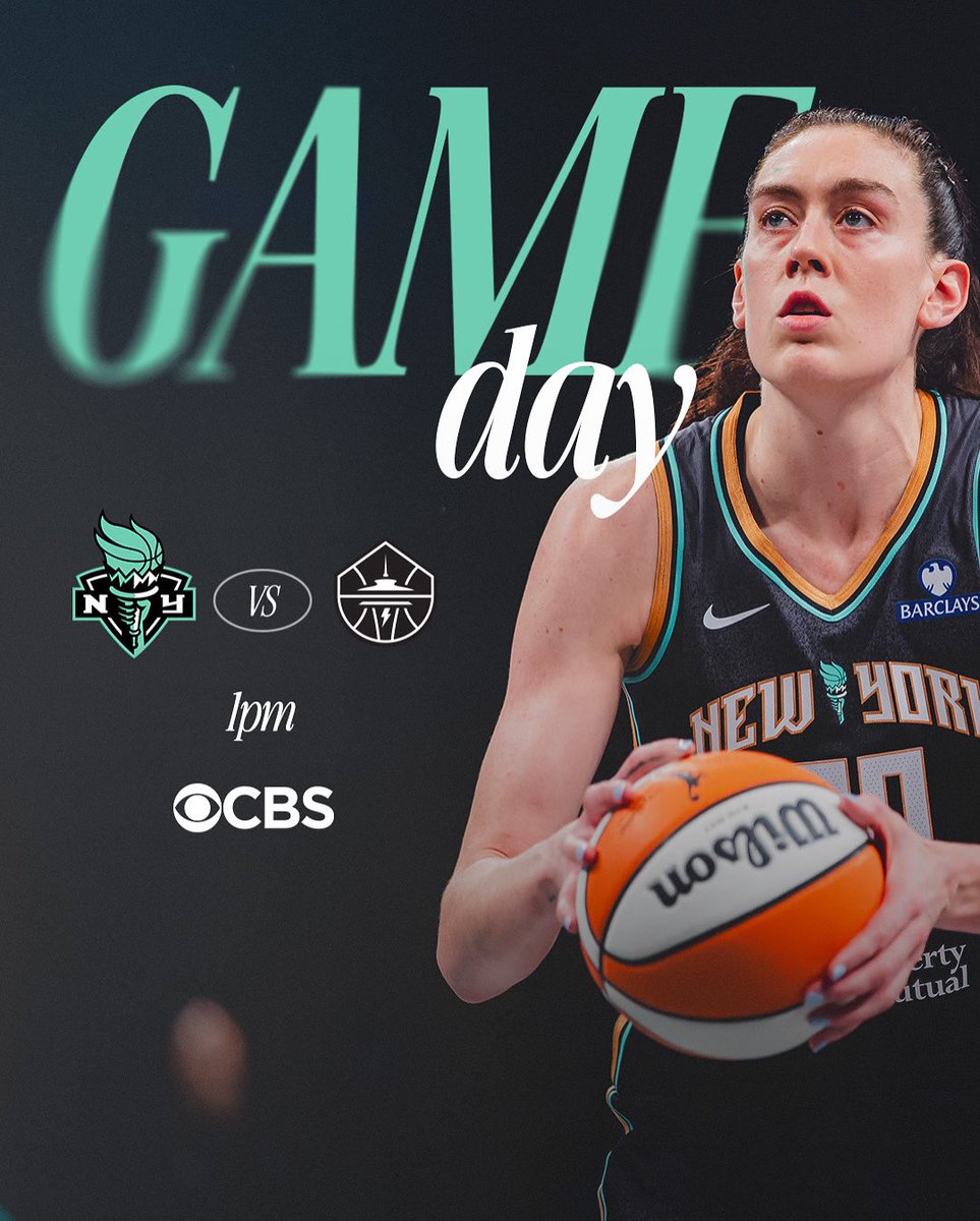 New York Liberty (@nyliberty) on Twitter photo SUNDAY FUNDAY IN BK 🏡
🆚 <a href="/seattlestorm/">Seattle Storm</a>
⏰ 1pm/ET
📍 <a href="/barclayscenter/">Barclays Center</a>
📺 <a href="/CBSSports/">CBS Sports</a>
#SEAFOAMSZN | #LIGHTITUPNYL🗽 SUNDAY FUNDAY IN BK 🏡
🆚 <a href="/seattlestorm/">Seattle Storm</a>
⏰ 1pm/ET
📍 <a href="/barclayscenter/">Barclays Center</a>
📺 <a href="/CBSSports/">CBS Sports</a>
#SEAFOAMSZN | #LIGHTITUPNYLđź—˝
