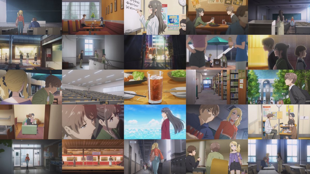 Seishun Buta Yarou wa Santa Claus no Yume wo Minai #01
ED: Aya Ikeda(池田愛彩)
SB: Souichi Masui(増井壮一)
CAD: Iori Nonoshita(野々下いおり), Akihiro Sueda(末田晃大)