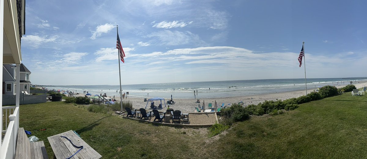 View from the porch is nice.