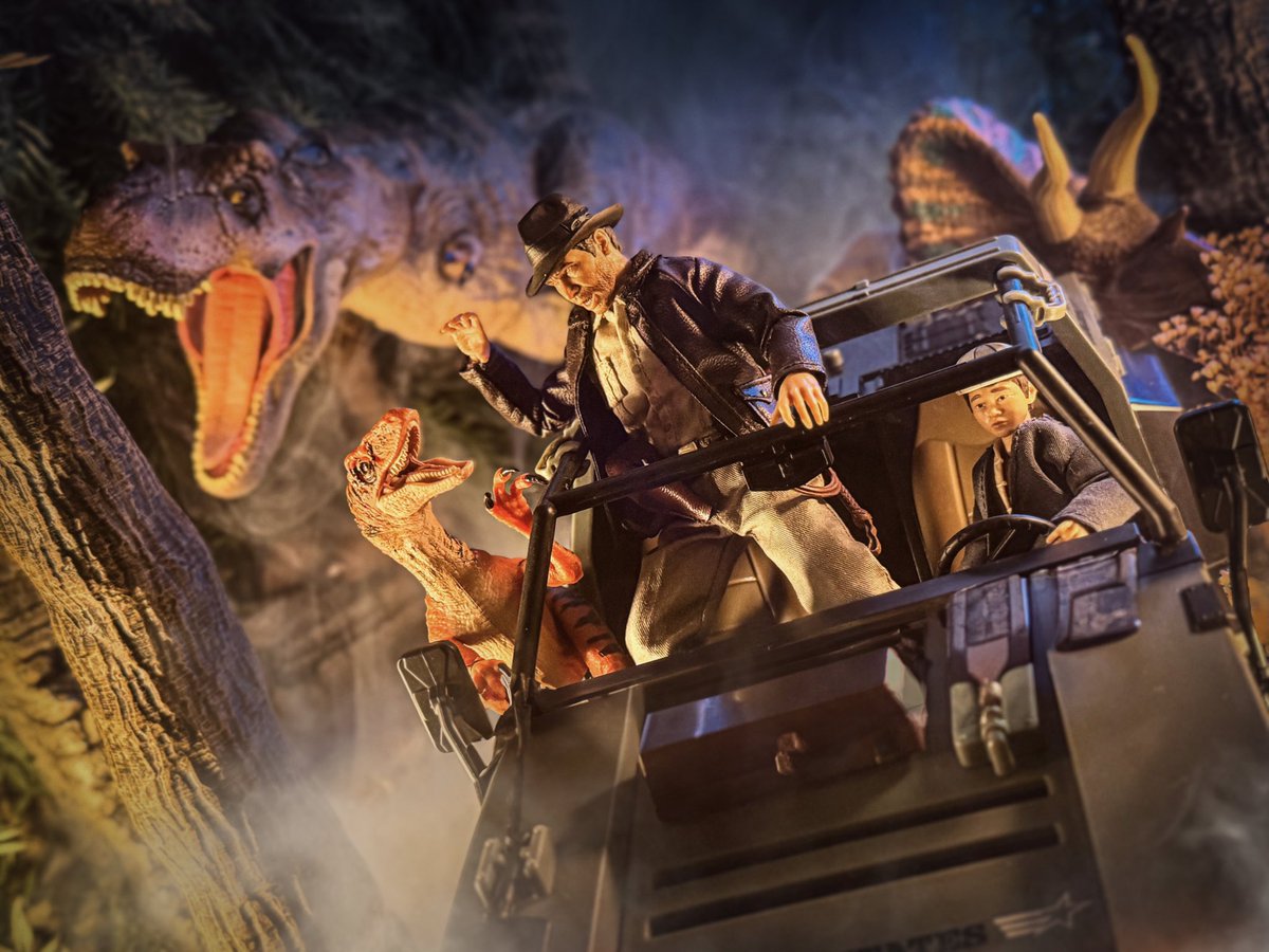 toyetic40s's tweet photo. “STEP ON IT, SHORTY!!”
#IndianaJones #Mezco #MezcoToyz #ShortRound #AdventureSeries #Hasbro #TRex #VelociRaptor #HammondCollection #triceratops #Mattel #JurassicPark #JurassicWorld #ACTIONFIGURES #ActionFigurePhotography #ToyPhotography
@IndianaJones @JurassicWorld @mezcotoyz https://t.co/JbXxOw7WQt