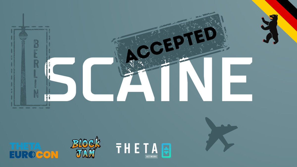 thetanext's tweet image. Our project Scaine has officially been selected for the BlockJam Hackathon!
Team:
Jeremiah @ThetaScan_io,
Joesv @thetajoesv,
Slick @fuelfoundry
A3 @thetanext
Excited to build and pitch at @ThetaEuroCon in Berlin!
@Theta_Network #tfuel #theta