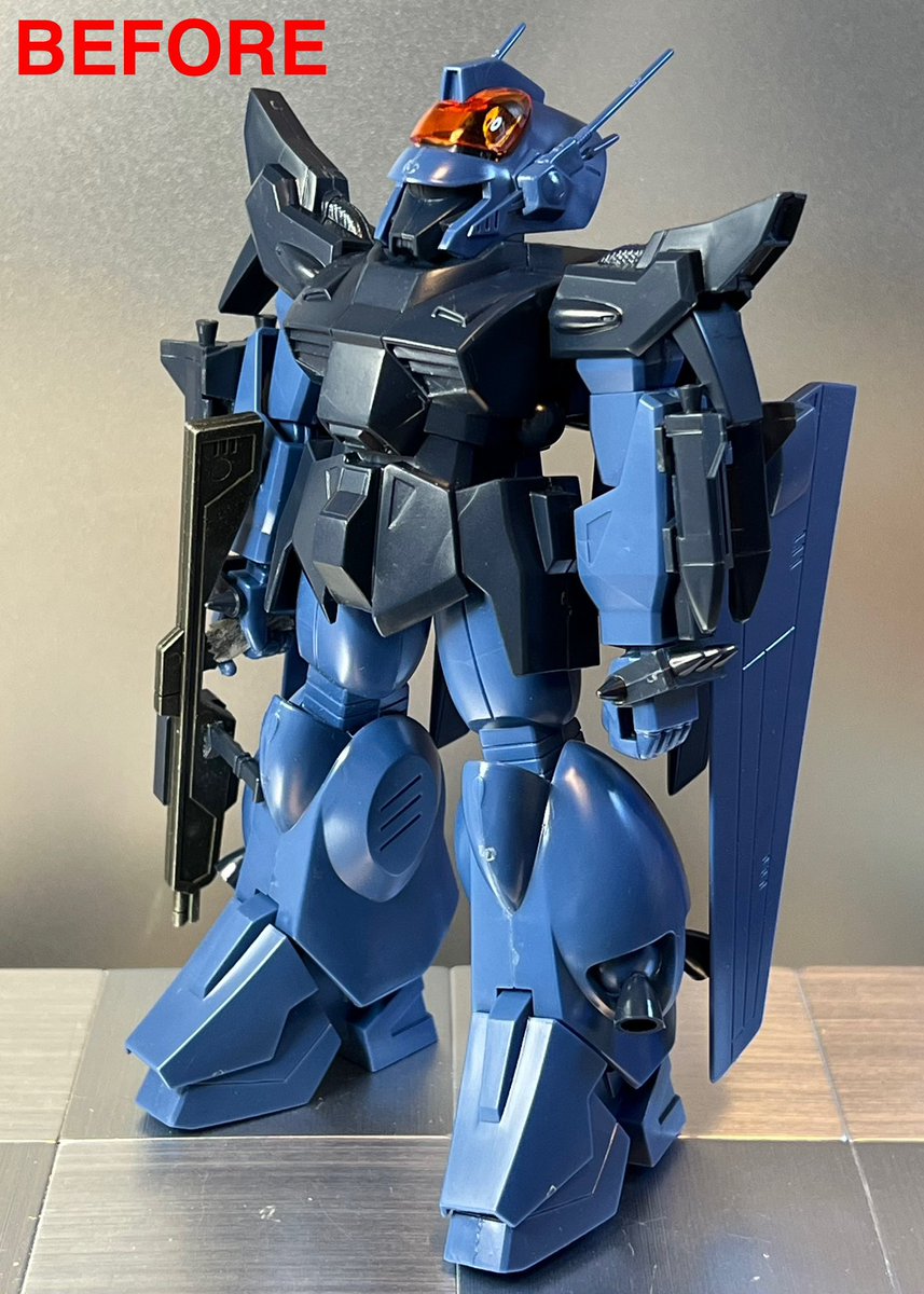 onoribase's tweet image. #元キットと比べてみましょう
おお!良いタグが❣️ 先程工作が終了したブルグレンになります🎶 脳がいてぇ…
#旧キット
#レイズナー40周年
#オフズナー