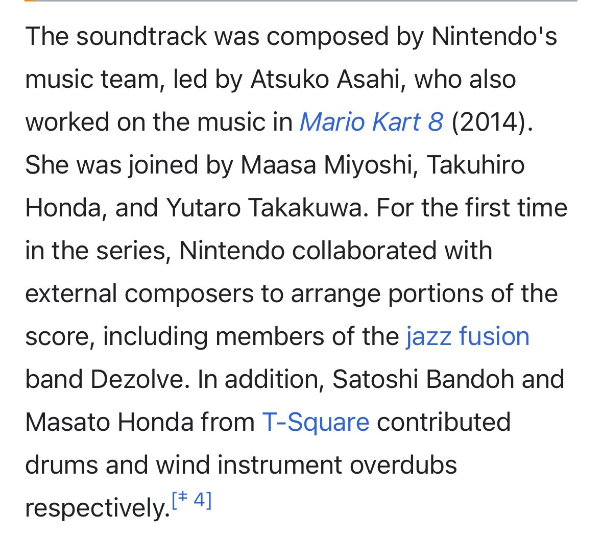 no wonder mario kart worlds reharms are peak jazz fusion, they got composing from t-square n dezolve members