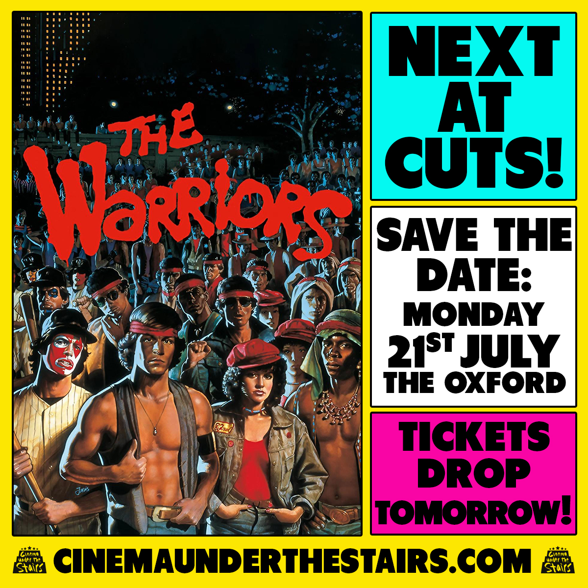 CineUnderStairs's tweet image. &quot;COME OUT TO PLAY!&quot;
cinemaunderthestairs.com/whats-on/