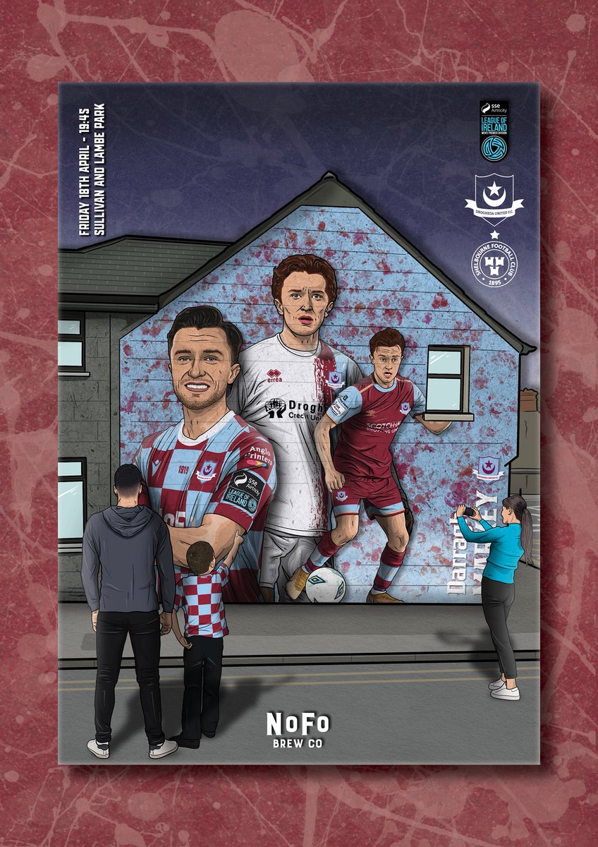 Some of my favourite programme covers I have illustrated this season! 🎨🖌️
Delighted to be able to do these, and looking forward to for the rest of the season ✌️ 🟣🔵 

#smsport #droghedaunited #wearedrogs #OurTownOurClub #leagueofireland