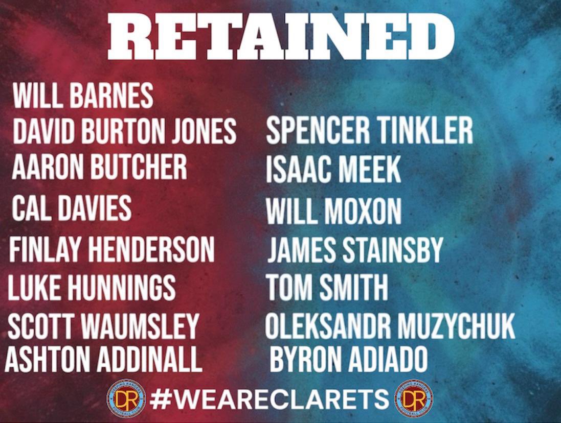 We’re pleased to confirm the following players have been retained as Rangers players for the 2025/26 season.

Manager Brett Whaley will be adding to his squad with some new signings. More on these over the coming weeks. #weareclarets 
<a href="/utdcos/">UCL</a> <a href="/NonLeagueCrowd/">Non League Crowds</a> <a href="/spaldingsport/">Spaldingsport</a>