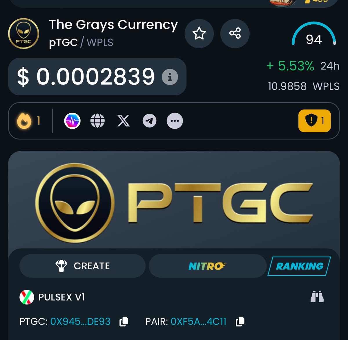 TheGray369's tweet image. Richard could activate the pTGC and UFO machines at any moment.
- If you believe in core tokens ( $PLS, $PLSX, $HEX, $INC), the machine activates.
- If you believe in p-copies/Atropa tokens ( $pDAI, $pWBTC, $Bear, $Atropa), the machine activates.
- If you believe in pumptires…