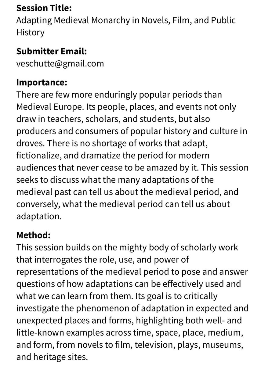 TudorQueenship's tweet image. The CFP portal for ICMS at Kalamazoo, 14-16 May 2026, is now open. Reach out if you are interested in the Royal Studies Network sponsored panel on Adapting Medieval Monarchy.