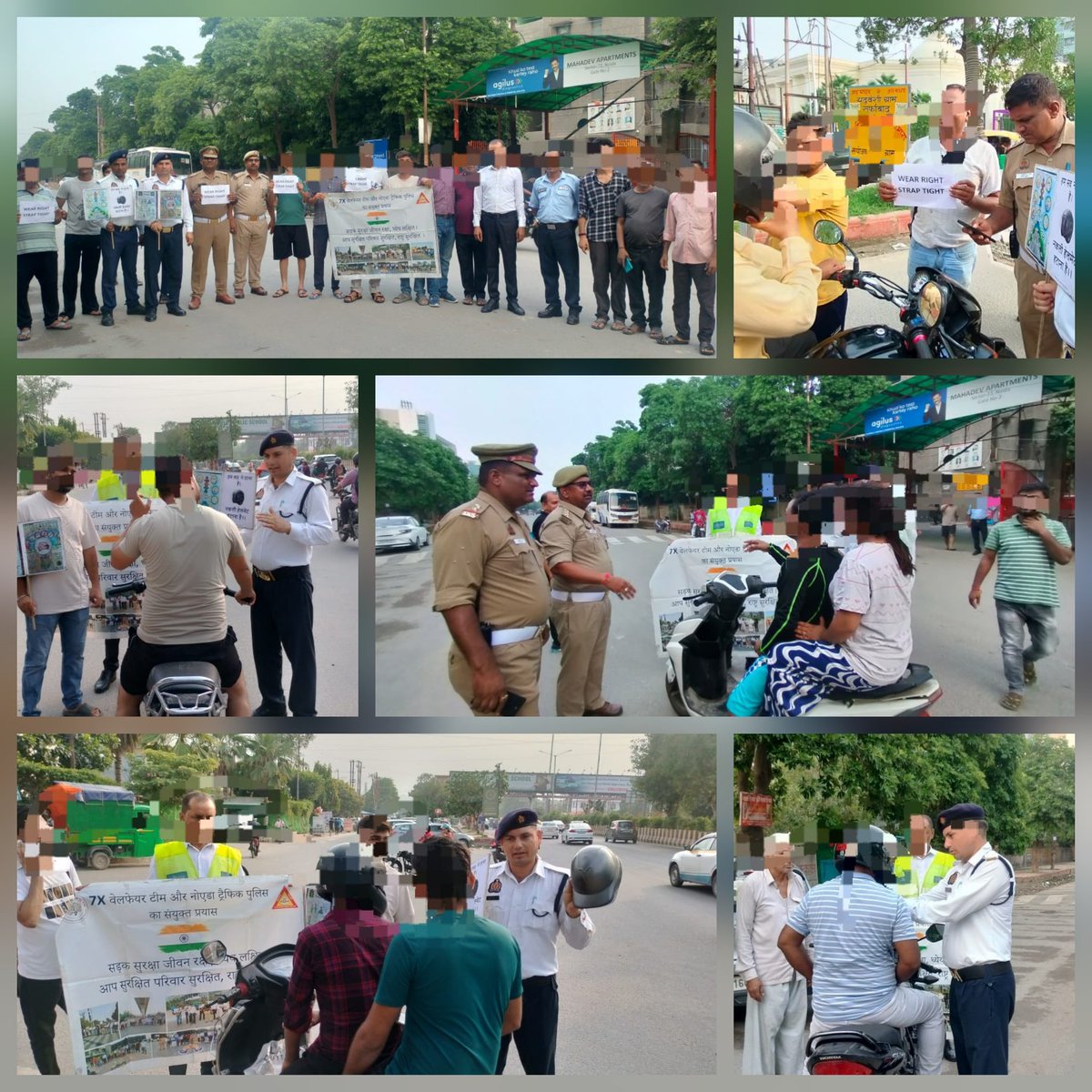 Noida Traffic Police (@noidatraffic) on Twitter photo आज दिनाँक 06.07.2025 को <a href="/dcptrafficnoida/">DCP Traffic Noida</a> के निर्देशन में <a href="/Noidatraffic/">Noida Traffic Police</a> द्वारा <a href="/Noida7x/">Noida की 7X Welfare टीम</a> और ट्रैफिक वालंटियर्स के सहयोग से सेक्टर-73 मार्ग पर जनसामान्य को #सड़क_सुरक्षा_जीवन_रक्षा के विषय एवं यातायात नियमों व संकेतों के प्रति जागरूक किया गया।
यातायात हेल्पलाइन नं0- 9971009001 आज दिनाँक 06.07.2025 को <a href="/dcptrafficnoida/">DCP Traffic Noida</a> के निर्देशन में <a href="/Noidatraffic/">Noida Traffic Police</a> द्वारा <a href="/Noida7x/">Noida की 7X Welfare टीम</a> और ट्रैफिक वालंटियर्स के सहयोग से सेक्टर-73 मार्ग पर जनसामान्य को #सड़क_सुरक्षा_जीवन_रक्षा के विषय एवं यातायात नियमों व संकेतों के प्रति जागरूक किया गया।
यातायात हेल्पलाइन नं0- 9971009001