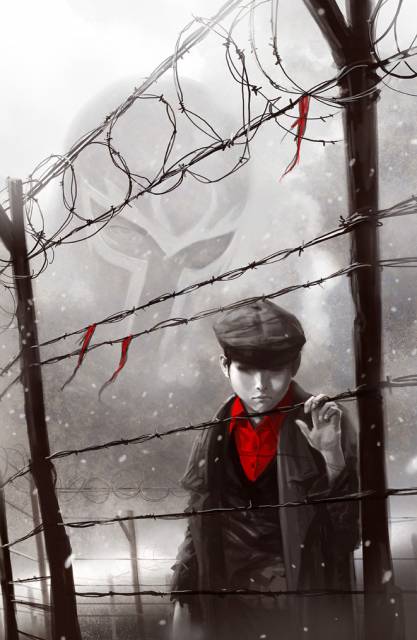 JasonRempala's tweet image. With the upcoming Marvel/DC stories, I wish they could have one where Maxwell Crandall met with a younger Max Eisenhardt.
Giving an explanation of why Magneto names his son, Quicksilver.