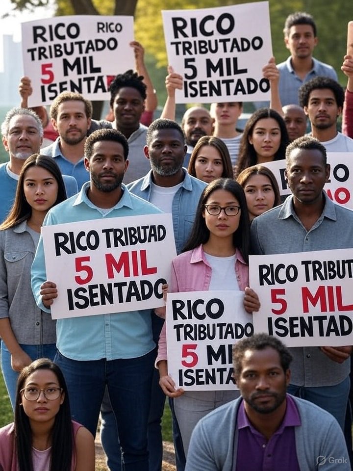 RICO TRIBUTADO 
5 MIL ISENTADO