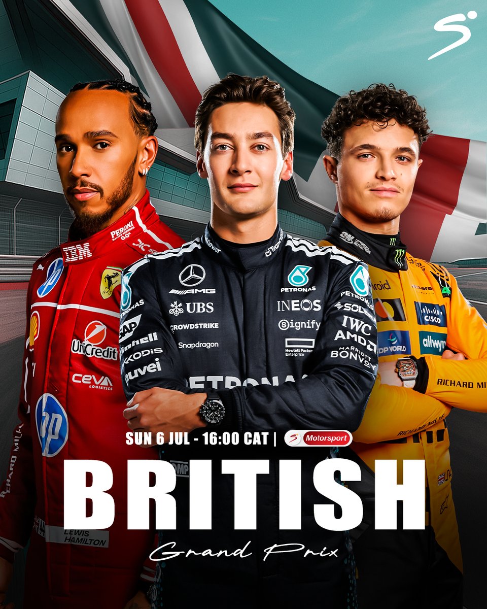 Got your ticket for #F1? The #BritishGrandPrix starts soon, 4pm, on SuperSport Motorsport HD (235 🏎️🏁) now! 

Tune in via the #DStvStream app for smart TVs, smartphones, tablets and more! 📱📺💻

#SuperSport #DStv
#Formula1