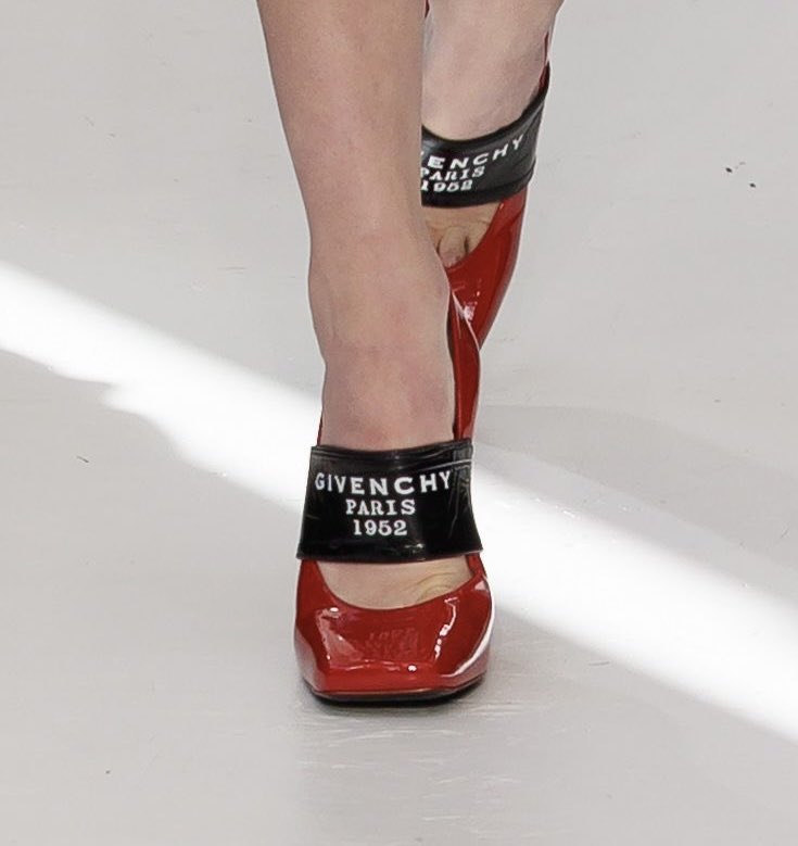 All of the LVMH designer debuts have had a giant shoe logo so far